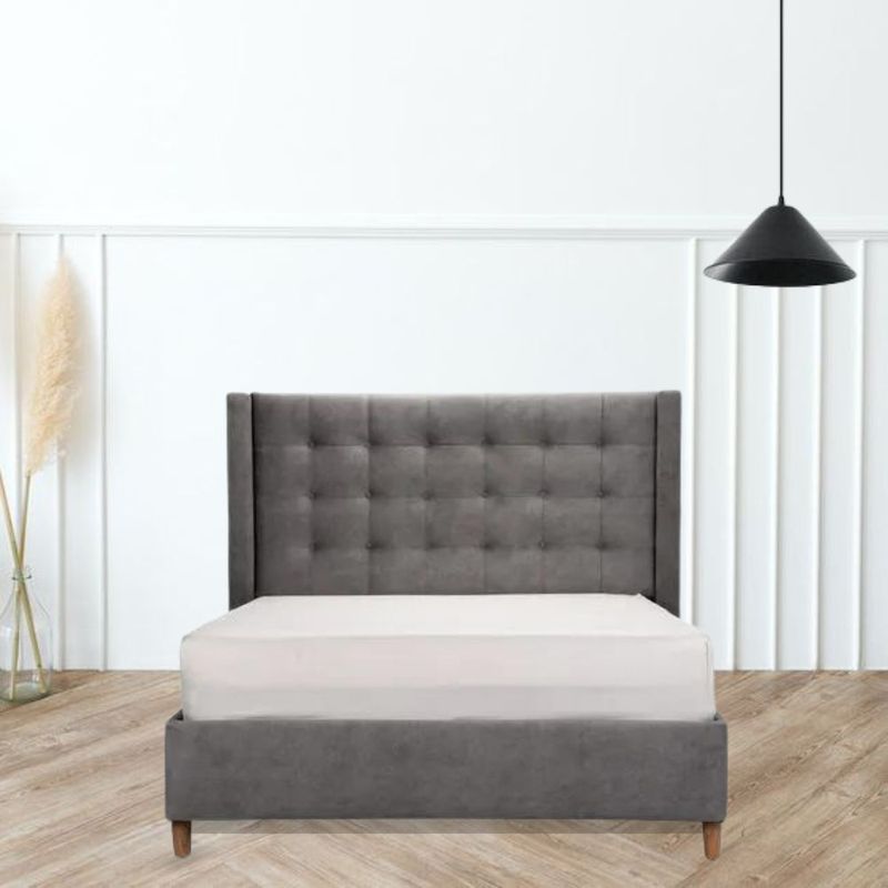 Combo-Base-Cama-Cabecero-Colchon-Semidoble-Venus-Gris-Pata-Natural
