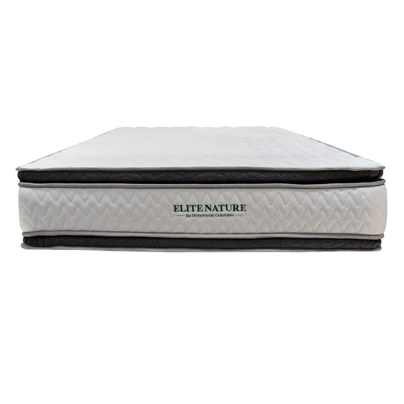 Combo-Base-Cama-Cabecero-Colchon-King-Venus-Azul-Indigo-Pata-Cromada