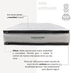 Combo-Base-Cama-Cabecero-Colchon-King-Venus-Azul-Indigo-Pata-Cromada