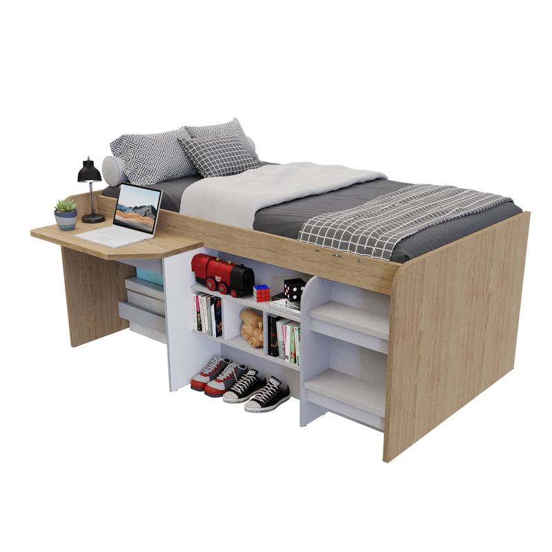 Cama-Alta-Jimmy-Laminado-Rovere-Blanco