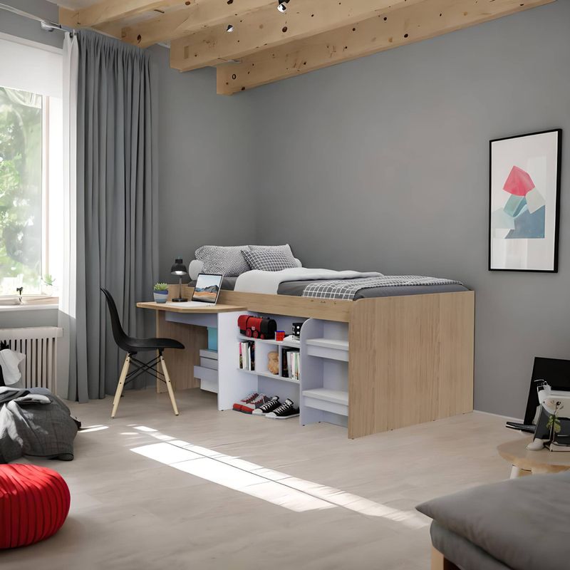 Cama-Alta-Jimmy-Laminado-Rovere-Blanco