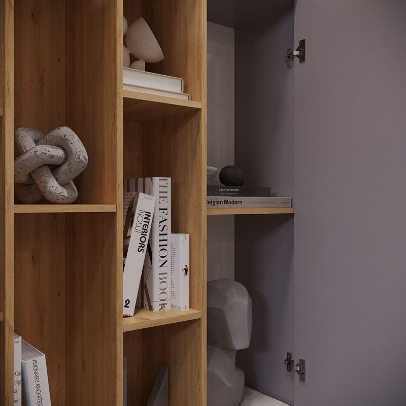 Biblioteca-Conet-Melamina-Taupe-Duna