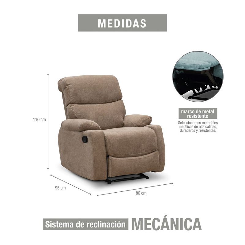 Poltrona-Velara-Reclinable-Manual-Taupe