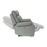 Sofa-Tamis-3-Puestos-Reclinable-Electrico-Cuero-Pvc-Gris