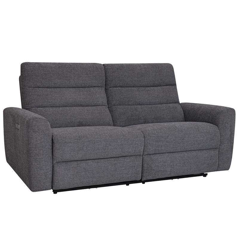 Sofa-Lima-3-Puestos-Reclinable-Electrico-Gris-Oscuro