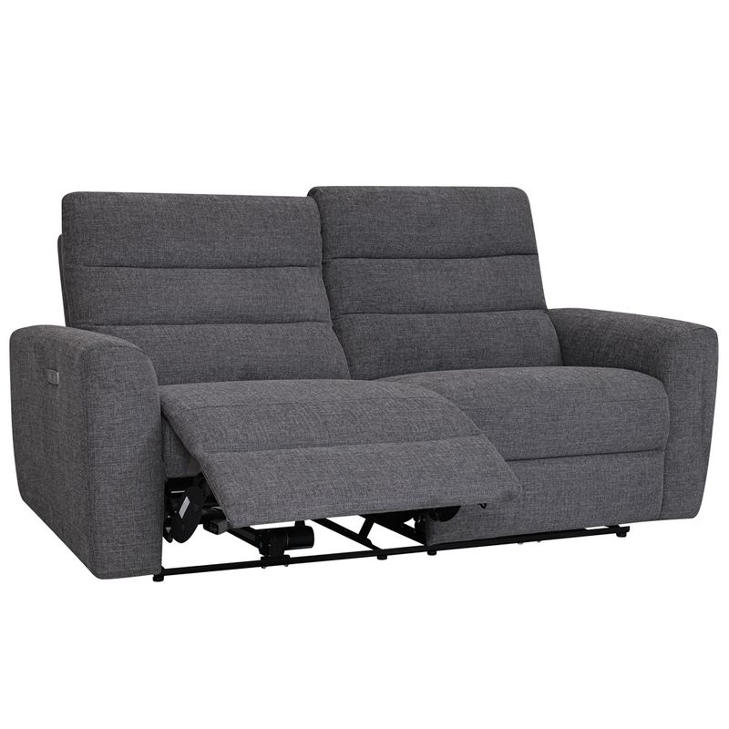 Sofa-Lima-3-Puestos-Reclinable-Electrico-Gris-Oscuro