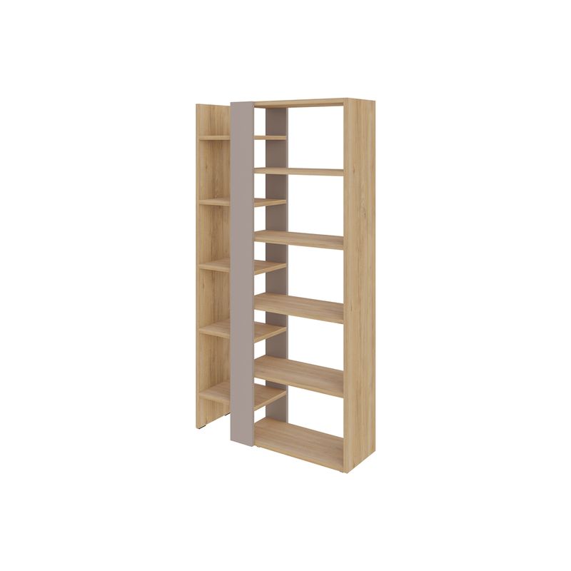Biblioteca-Simone-Melanina-Natural-Taupe