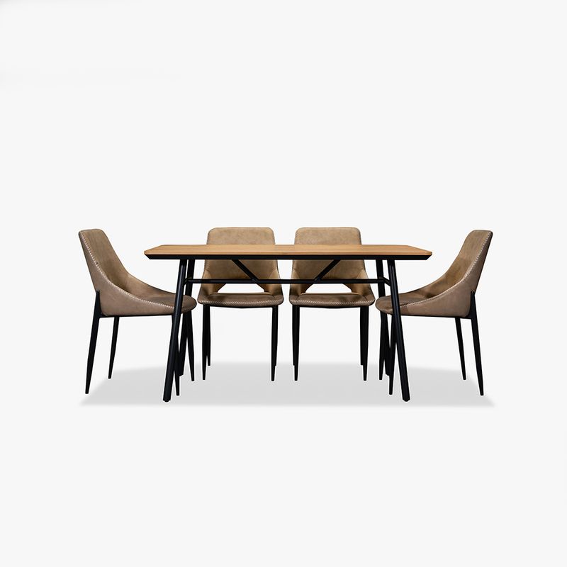 Mesa-de-Comedor-Vera-Natural-Base-Negra