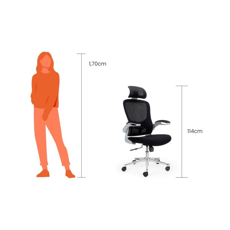 Silla-Giratoria-Comfy-Negro