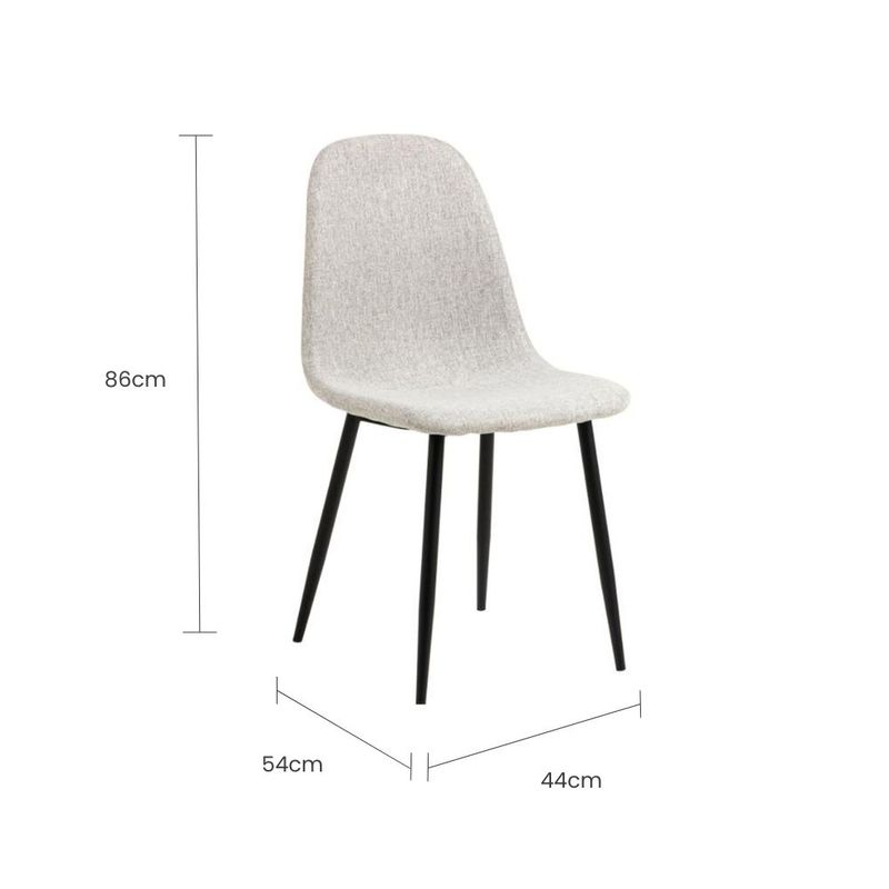 Silla-de-Comedor-Celia-Tela-Gris-Claro