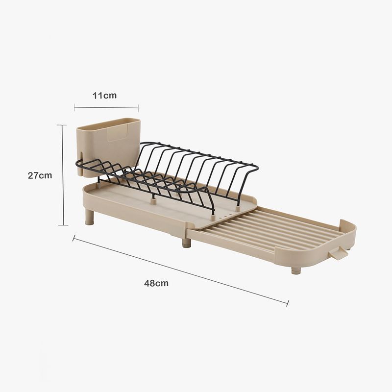 Escurridor-De-Platos-Leah-Plastico-Beige
