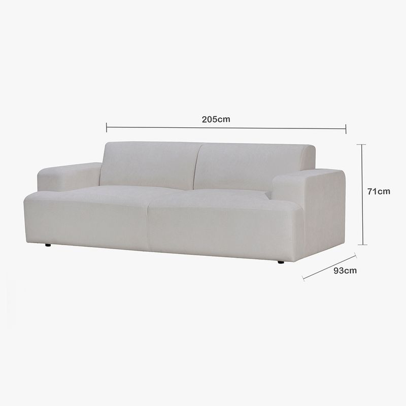 Sofa-Jasper--Pocket--3-Puestos-Tela-Beige