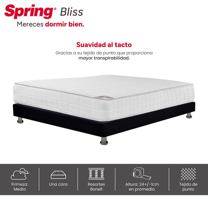 Combo-Colchon-Spring-Bliss-Sencillo-100-190Cm---Sommier-Madison