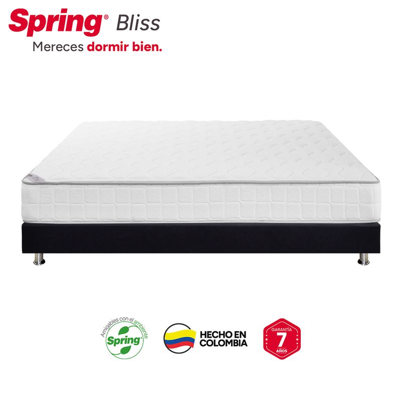 Combo-Colchon-Spring-Bliss-Sencillo-100-190Cm---Sommier-Madison